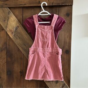 💥4/$12 Dusty Pink Corduroy Skirt Outfit